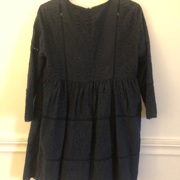 ZARA trf collection navy blue embroidered dress style romper - Picture 2 of 5